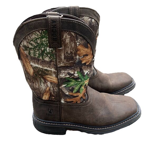 Rocky Kids' Ride FLX Waterproof Western Boot Size 3.5 - Picture 1 of 6